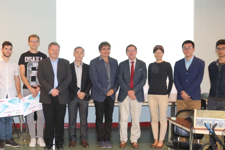 2018 prize ceremony with Essity (photo INSA Strasbourg)