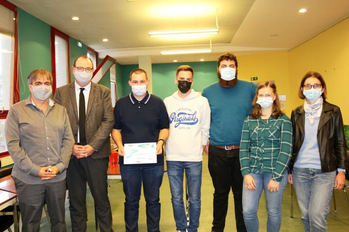2021 prize ceremony with Sartorius (photo INSA Strasbourg)