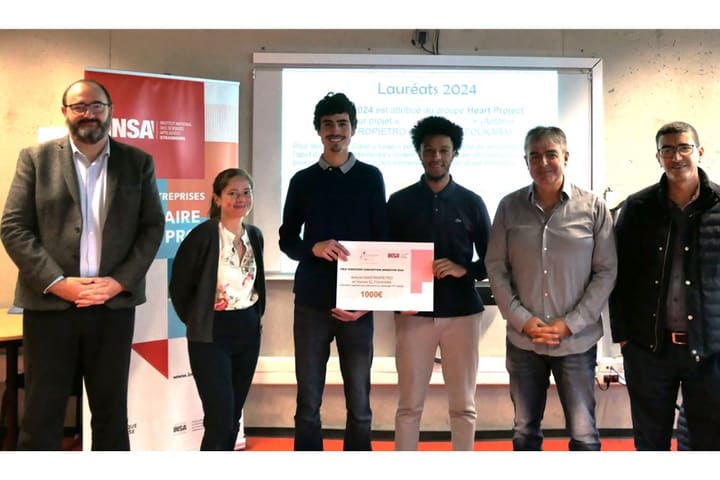 2024 prize ceremony with Centre hospitalier de Haguenau (photo INSA Strasbourg)
